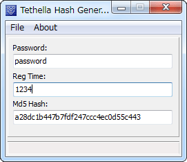 Tethealla Hash Generator